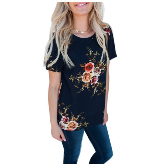 🍒 FLORAL Chiffon Top 👚 - Picture 3 of 9